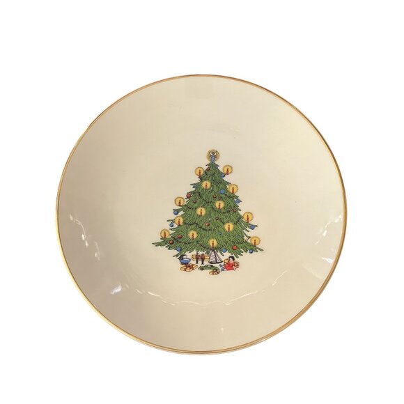 B.C. Clark 93rd Year 1985 Limited Edition Christmas Tree Plate 8.5" - Picture 1 of 5